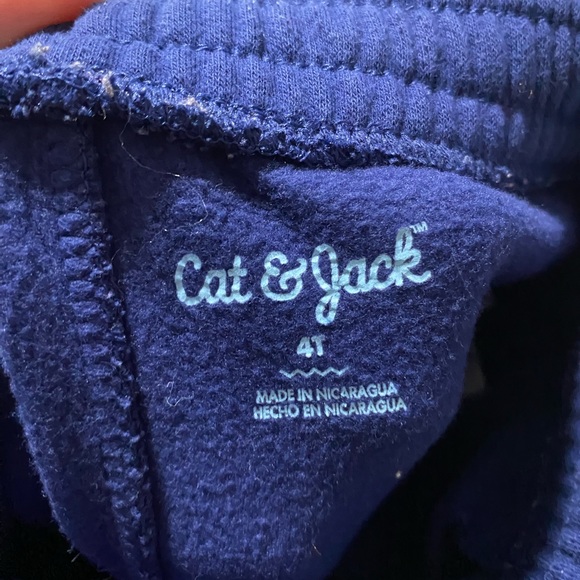Cat & Jack Blue Toddler Girl Warm Sweatpants Size 4t - Picture 3 of 3